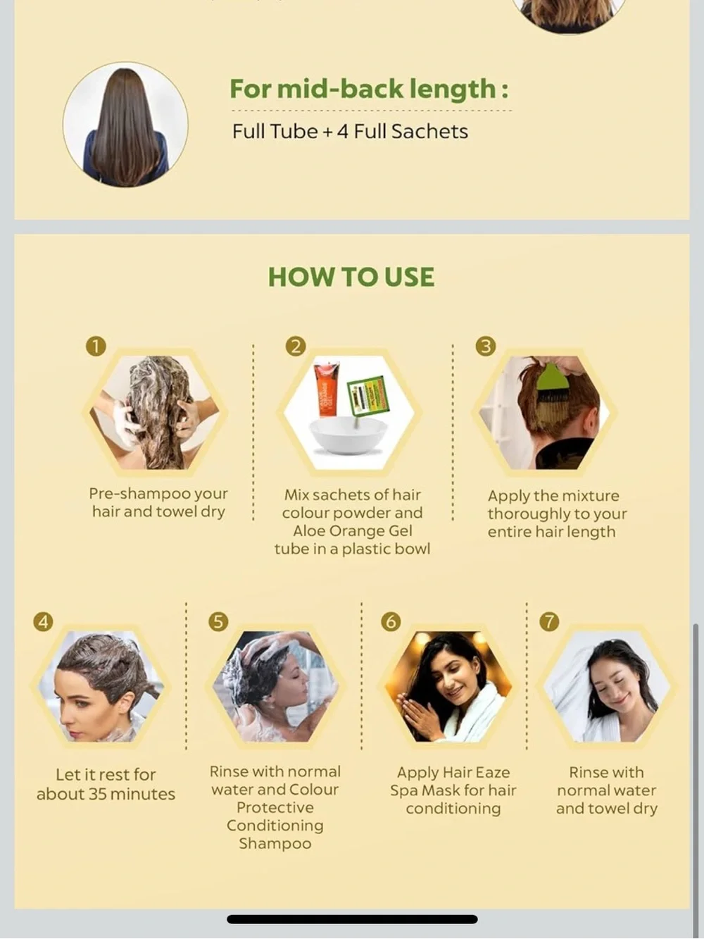 Indus Valley Natural Orhanic Damage Free Hair Gel Hair Color Vegan Cruelty Free